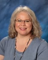 Ms. Qualey in a blue sweater Ms. Qualey in a blue sweater